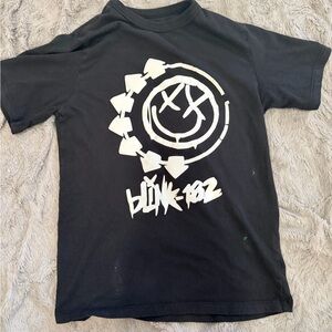 Place Black Graphic Blink 182 Kids T-Shirt